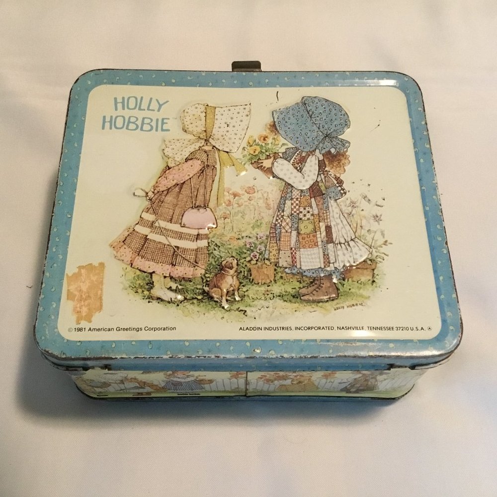 Holly Hobbie Metal 1981 American Greeting Luch Box No Thermos